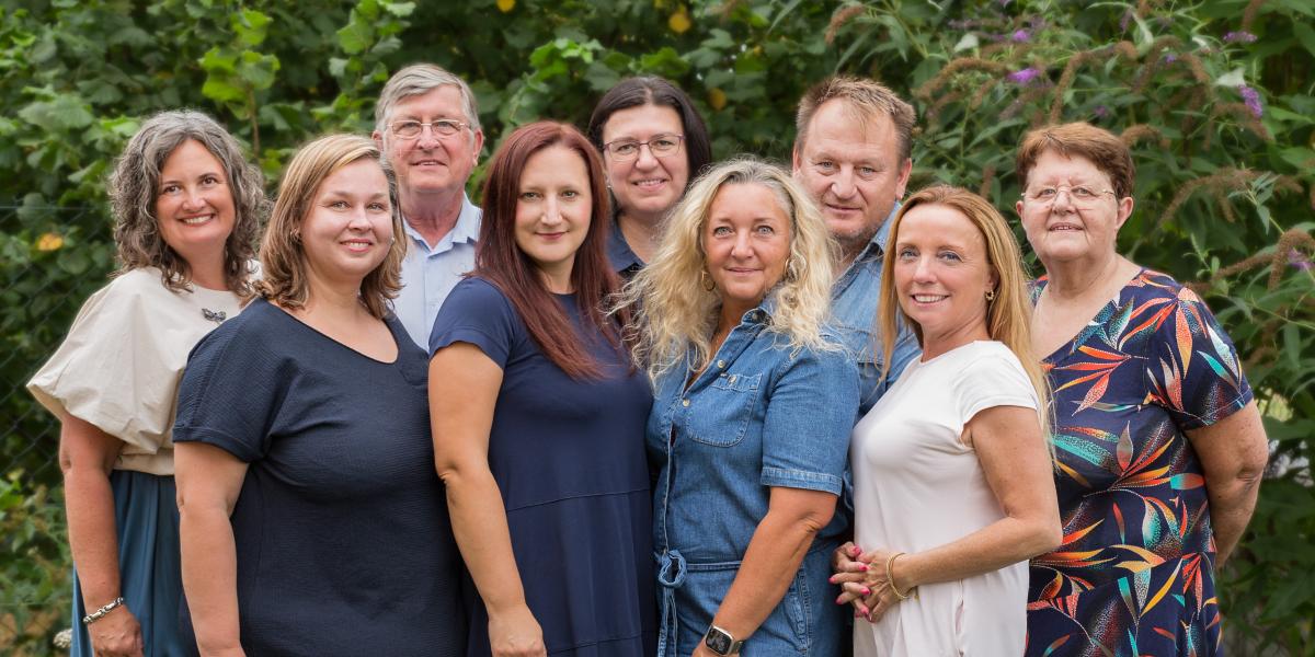 Kandidátka Za lepší Třebestovice — společná fotografie